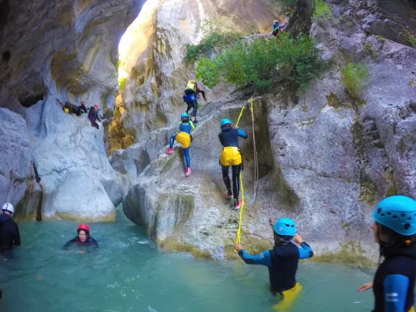 canyoning-verdon-le-rappel-du-jabron